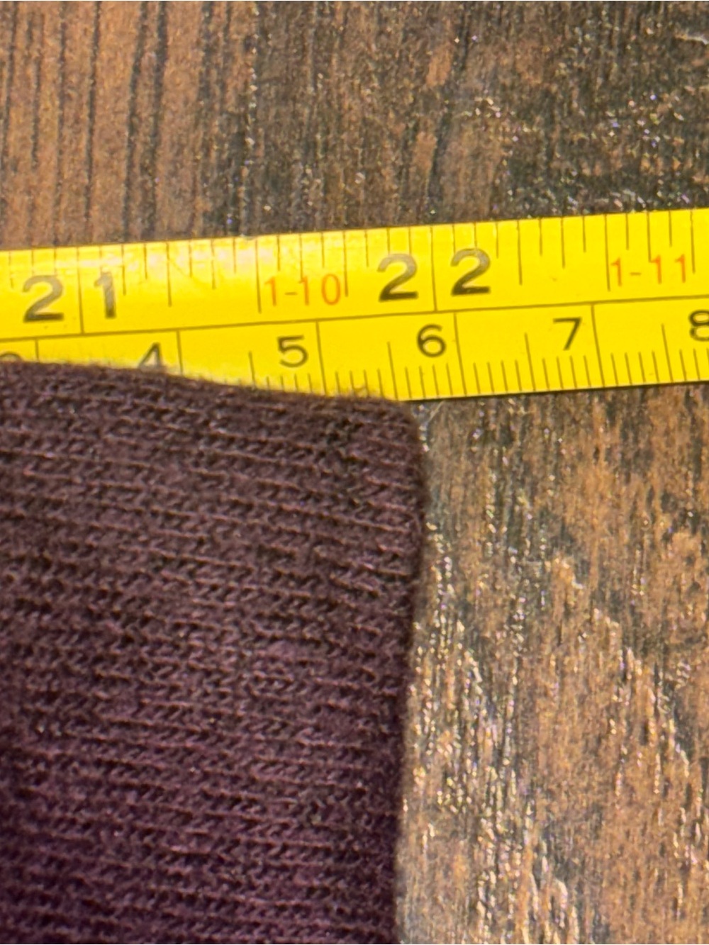 Market & Spruce Cozy Raglan Sweatshirt Pullover Top - Dark Plum Purple - Size XL - Picture 5 of 7